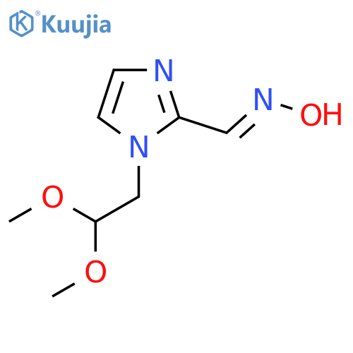 1-(2,2-Dimethoxyethyl)-1H-imidazole-2-carbaldehyde oxime structure