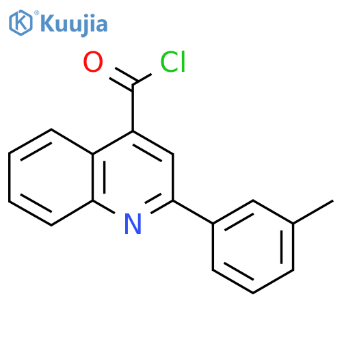 2-(3-Methylphenyl)quinoline-4-carbonyl chloride structure