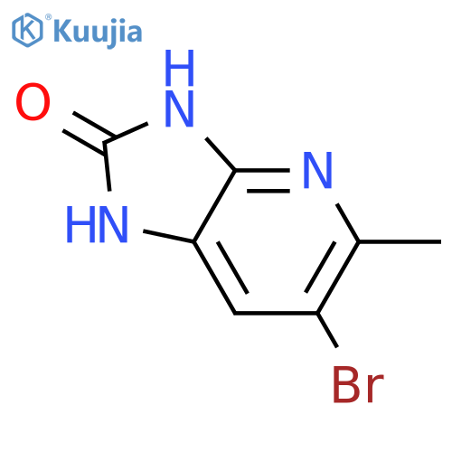 6-Bromo-5-methyl-1H-imidazo4,5-bpyridin-2-ol structure