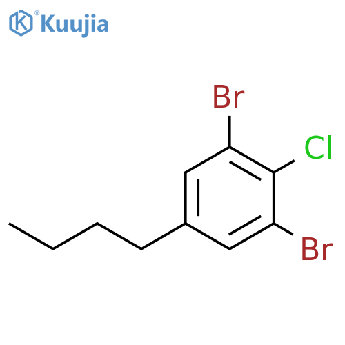 1-Chloro-2,6-dibromo-4-n-butylbenzene structure