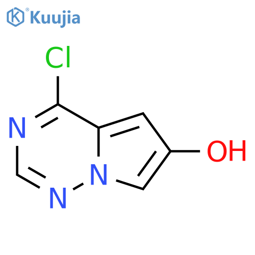 4-Chloropyrrolo[2,1-f][1,2,4]triazin-6-ol structure