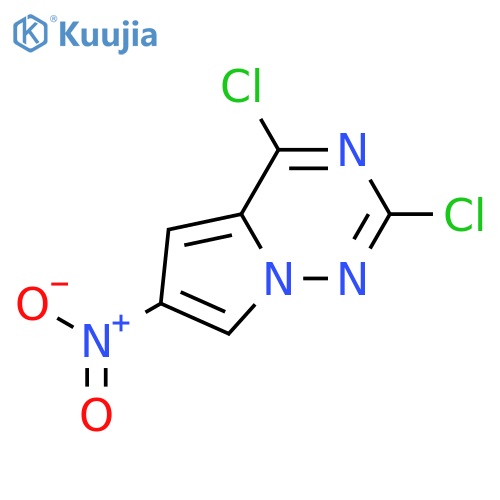 2,4-dichloro-6-nitro-pyrrolo[2,1-f][1,2,4]triazine structure