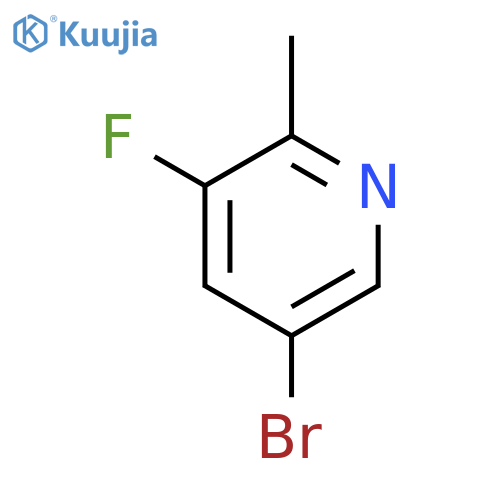 5-bromo-3-fluoro-2-methyl-pyridine structure