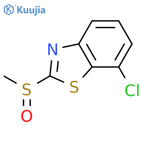 7-Chloro-2-(methylsulfinyl)benzo[d]thiazole structure