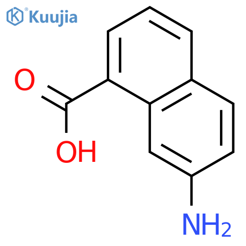 1-Naphthalenecarboxylicacid, 7-amino- structure