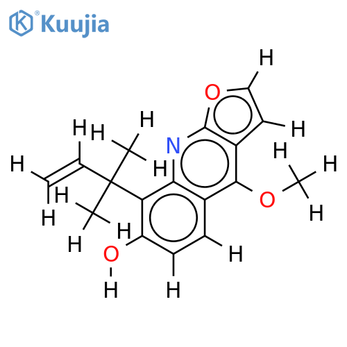 8(1'',1''-dimethylallyl)-confusameline structure