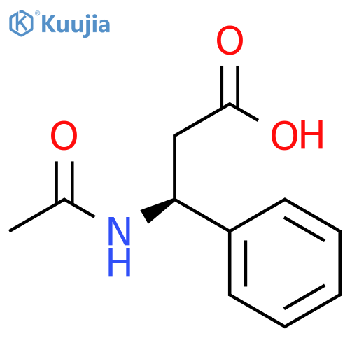 Benzenepropanoic acid, β-(acetylamino)-, (βS)- structure