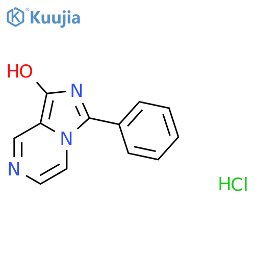 3-phenylimidazo[1,5-a]pyrazin-1-ol hydrochloride structure