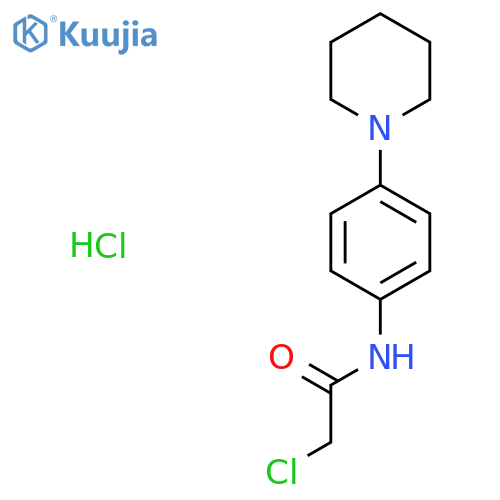 2-Chloro-N-4-(piperidin-1-yl)phenylacetamide Hydrochloride structure