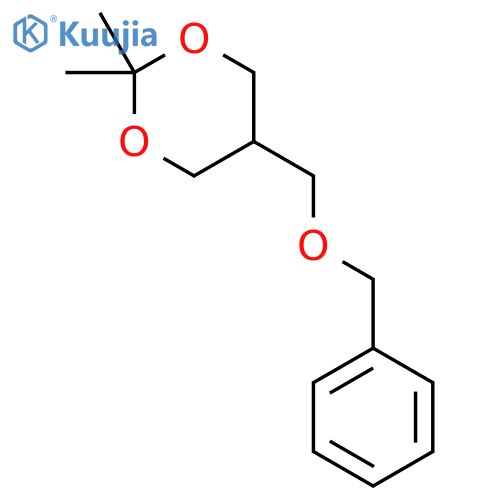 2,2-Dimethyl-5-(phenylmethoxymethyl)-1,3-dioxane structure