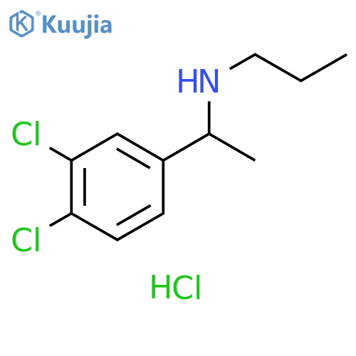 1-(3,4-Dichlorophenyl)ethyl(propyl)amine Hydrochloride structure
