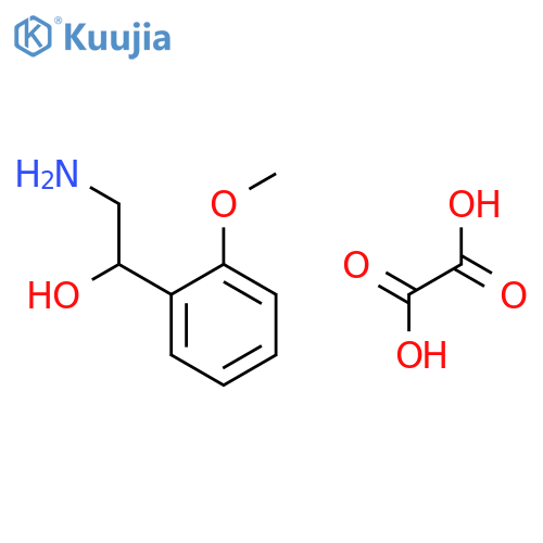 2-Hydroxy-2-(2-methoxyphenyl)ethylamine oxalate structure