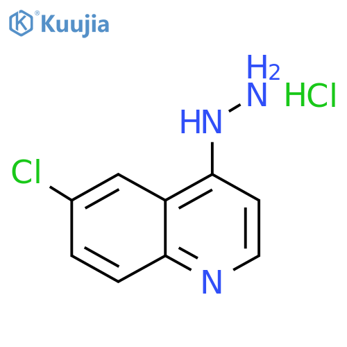6-Chloro-4-hydrazinoquinoline Hydrochloride structure