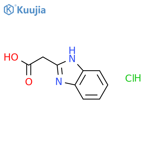 2-(1H-Benzo[d]imidazol-2-yl)acetic acid hydrochloride structure