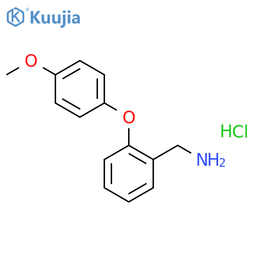 2-(4-Methoxyphenoxy)benzylamine Hydrochloride structure