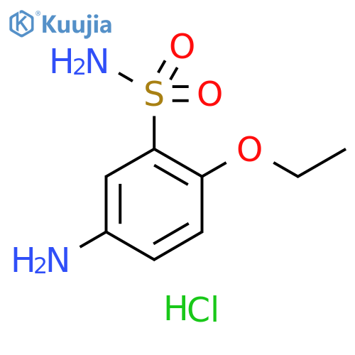5-amino-2-ethoxybenzene-1-sulfonamide hydrochloride structure