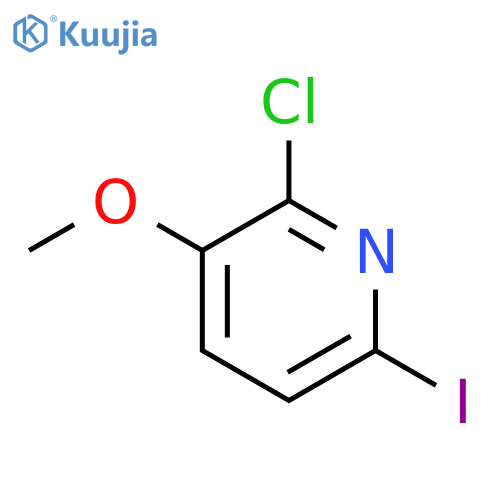 2-Chloro-6-iodo-3-methoxypyridine structure