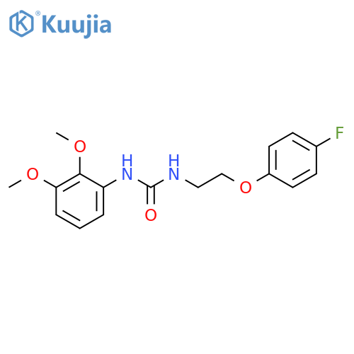 3-(2,3-dimethoxyphenyl)-1-[2-(4-fluorophenoxy)ethyl]urea structure