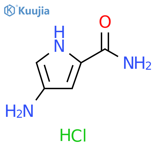 4-amino-1H-pyrrole-2-carboxamide hydrochloride structure