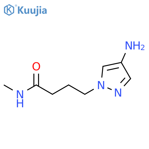 4-(4-Amino-pyrazol-1-yl)-N-methyl-butyramidehydrochloride structure