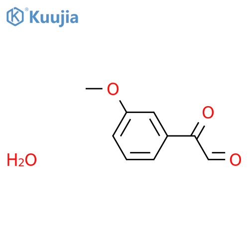 3-Methoxyphenylglyoxal hydrate structure