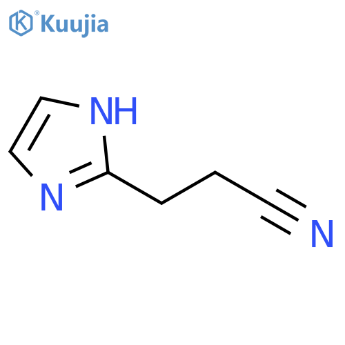3-(1H-imidazol-2-yl)propanenitrile structure