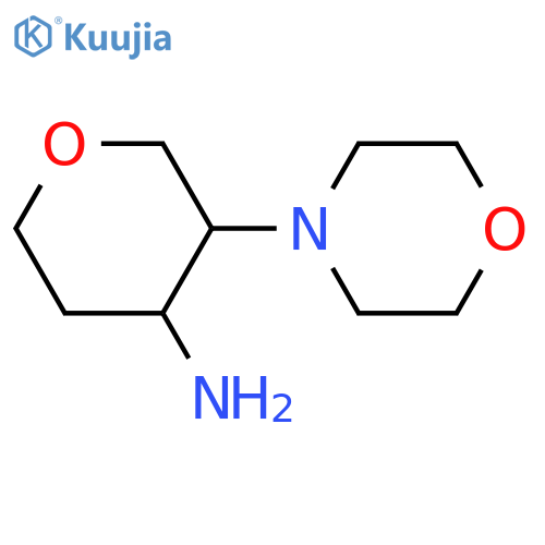 3-(morpholin-4-yl)oxan-4-amine structure