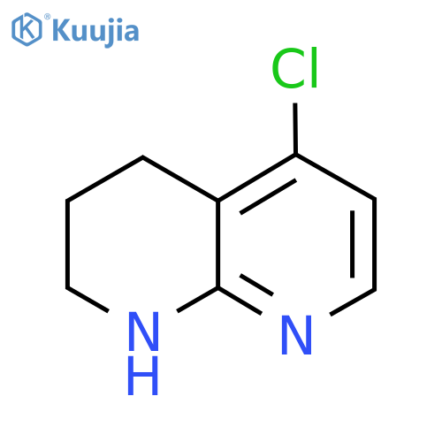 5-Chloro-1,2,3,4-tetrahydro-1,8-naphthyridine structure