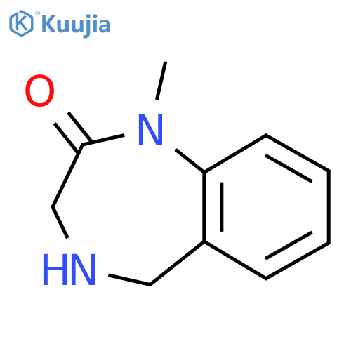 1-methyl-2,3,4,5-tetrahydro-1H-1,4-benzodiazepin-2-one structure