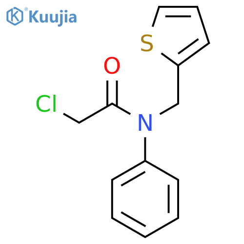 2-chloro-N-(2-thenyl)acetanilide structure