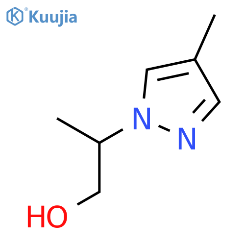 2-(4-Methyl-1H-pyrazol-1-yl)-1-propanol structure