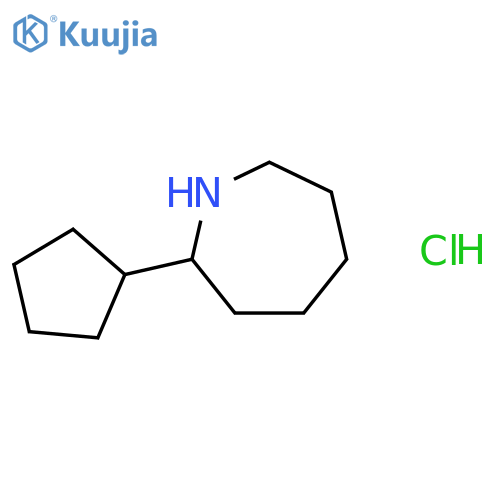 2-Cyclopentylhexahydro-1H-azepine Hydrochloride structure