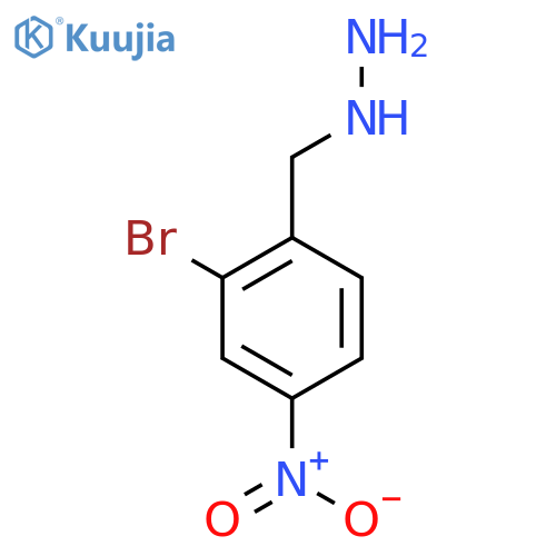 (2-bromo-4-nitrophenyl)methylhydrazine structure
