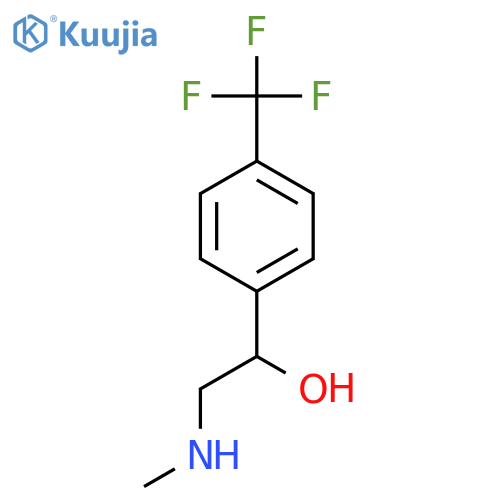 2-(methylamino)-1-4-(trifluoromethyl)phenylethan-1-ol structure