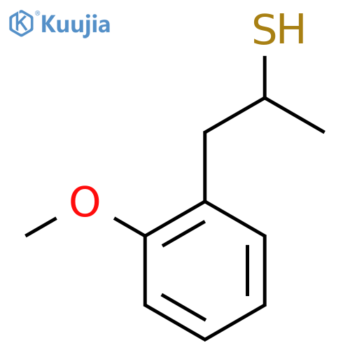 1-(2-Methoxyphenyl)propane-2-thiol structure