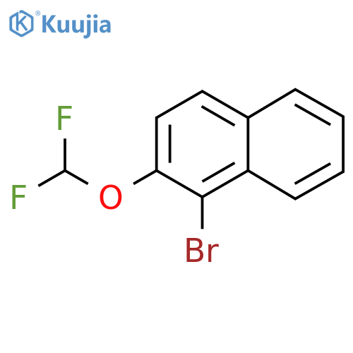 1-Bromo-2-(difluoromethoxy)naphthalene structure