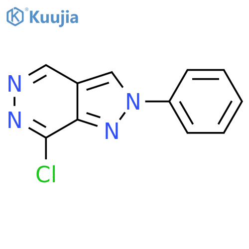 7-Chloro-2-phenyl-2H-pyrazolo[3,4-d]pyridazine structure