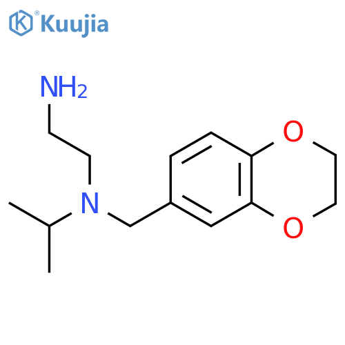 N*1*-(2,3-Dihydro-benzo[1,4]dioxin-6-ylmethyl)-N*1*-isopropyl-ethane-1,2-diamine structure