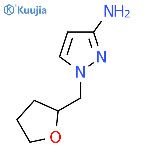 1-(oxolan-2-yl)methyl-1H-pyrazol-3-amine structure