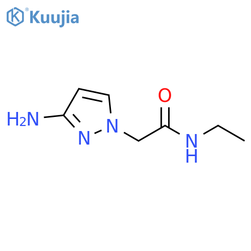2-(3-amino-1H-pyrazol-1-yl)-N-ethylacetamide structure