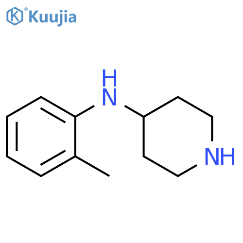 N-(2-methylphenyl)piperidin-4-amine structure