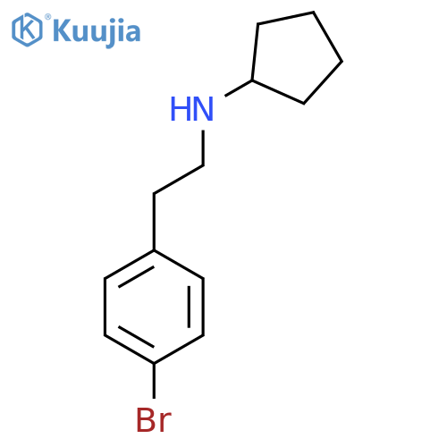 N-[2-(4-Bromophenyl)ethyl]cyclopentanamine structure