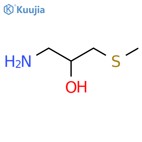 1-amino-3-(methylsulfanyl)propan-2-ol structure