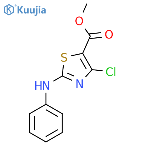 Methyl 4-chloro-2-(phenylamino)thiazole-5-carboxylate structure