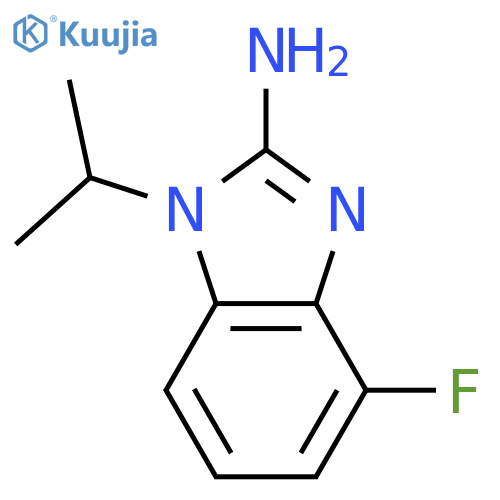 1H-Benzimidazol-2-amine, 4-fluoro-1-(1-methylethyl)- structure