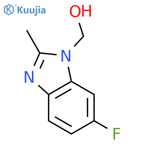 1H-Benzimidazole-1-methanol,6-fluoro-2-methyl- structure