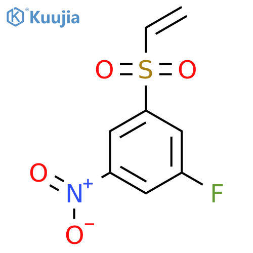 1-(Ethenesulfonyl)-3-fluoro-5-nitrobenzene structure