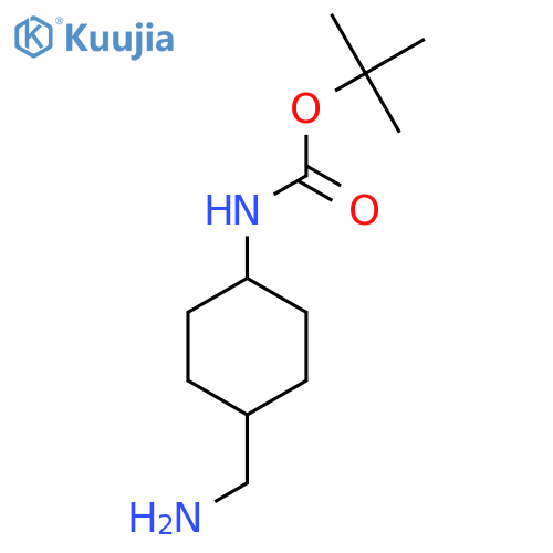 tert-butyl N-4-(aminomethyl)cyclohexylcarbamate structure