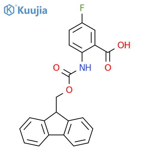 Fmoc-2-amino-5-fluorobenzoic Acid structure