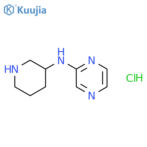 N-(Piperidin-3-yl)pyrazin-2-amine hydrochloride structure